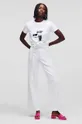 Bombažna kratka majica Karl Lagerfeld Ženski
