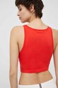 Odzież Calvin Klein top bawełniany KW0KW02092.PPYX czerwony