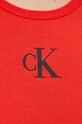 Памучен топ Calvin Klein KW0KW02092.PPYX червен