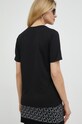 Odzież MICHAEL Michael Kors t-shirt bawełniany MR3510497J czarny