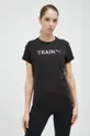 чорний Тренувальна футболка Puma Жіночий