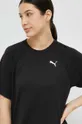 μαύρο Μπλουζάκι προπόνησης Puma Modern Sports