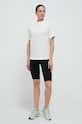 Puma tricou din bumbac 537977 bej SS23