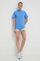 Puma tricou din bumbac 537977 albastru SS23