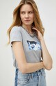Bombažna kratka majica Levi's siva 17369.2023