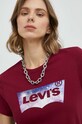 Levi's t-shirt bawełniany bordowy 17369.2024