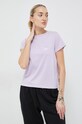 Odzież Reebok t-shirt HT6215 fioletowy