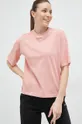 różowy Reebok Classic t-shirt bawełniany