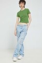 Tričko Abercrombie & Fitch KI139.3192.330 zelená SS23