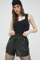 Abercrombie & Fitch top z elastanem czarny KI150.3038.900