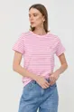 ροζ Βαμβακερό μπλουζάκι Marella