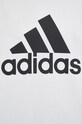 Памучна тениска adidas HR4930 бял