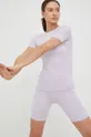 μωβ Μπλουζάκι προπόνησης adidas Performance
