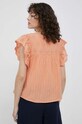 Одяг Бавовняна блузка Pepe Jeans Anaise PL304433.118 помаранчевий