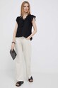 Pepe Jeans bluzka bawełniana Anaise PL304433.999 czarny SS23
