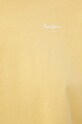 Pepe Jeans t-shirt bawełniany Wimani PL505483.039 żółty