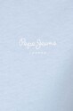 Bavlněné tričko Pepe Jeans PL505481.524 modrá