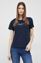 Βαμβακερό μπλουζάκι Pepe Jeans PL505480.594 σκούρο μπλε SS23
