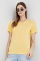 żółty Pepe Jeans t-shirt bawełniany Wendy Damski
