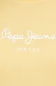 rumena Bombažna kratka majica Pepe Jeans Wendy