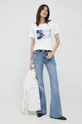 Pepe Jeans t-shirt bawełniany Mila biały