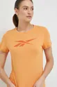 πορτοκαλί Βαμβακερό μπλουζάκι Reebok