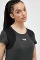 The North Face tricou de alergare Lightbright negru NF0A825SMN81