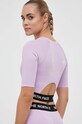 Odzież The North Face t-shirt treningowy NF0A824FHCP1 fioletowy