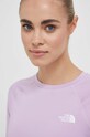 The North Face t-shirt treningowy fioletowy NF0A824FHCP1