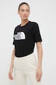 The North Face tricou din bumbac negru NF0A4M5PJK31