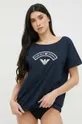 σκούρο μπλε Βαμβακερό t-shirt Emporio Armani Underwear Γυναικεία