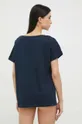 Βαμβακερό t-shirt Emporio Armani Underwear σκούρο μπλε