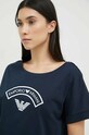 Odzież Emporio Armani Underwear t-shirt lounge bawełniany 164340.3R255 granatowy