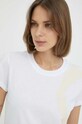 Trussardi t-shirt bawełniany biały 56T00564.1T005381