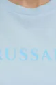 kék Trussardi pamut póló