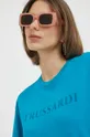 Trussardi t-shirt bawełniany 100 % Bawełna