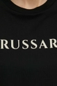 чорний Бавовняна футболка Trussardi