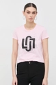 Liu Jo t-shirt in cotone rosa