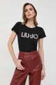 czarny Liu Jo t-shirt