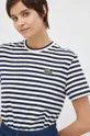 navy Lacoste cotton t-shirt