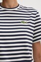 Lacoste tricou din bumbac TF2594 bleumarin