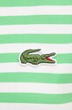 Памучна тениска Lacoste TF2594 зелен