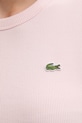 Lacoste t-shirt bawełniany TF5538 różowy