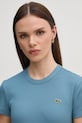 Lacoste tricou din bumbac albastru TF5538