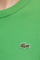 Хлопковая футболка Lacoste TF5538 зелёный