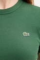 Βαμβακερό μπλουζάκι Lacoste TF5538 πράσινο
