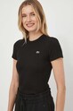 Pamučna majica Lacoste TF5538 crna