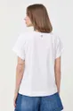 Βαμβακερό μπλουζάκι Twinset  Κύριο υλικό: 100% Βαμβάκι Προσθήκη: 95% Βαμβάκι, 5% Σπαντέξ Κέντημα: 100% Πολυεστέρας