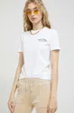 λευκό Βαμβακερό μπλουζάκι Juicy Couture