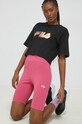 Fila tricou din bumbac FAW0448 negru SS23